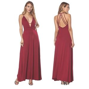 ✨🆕✨Deep V-neck Formal Gown❤️